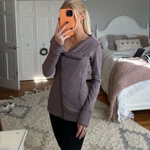 LULULEMON purple zip up jacket